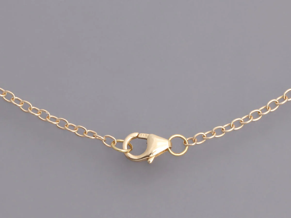 Andrea Fohrman 14K Gold Multistone Rainbow Pendant Necklace - Image 4