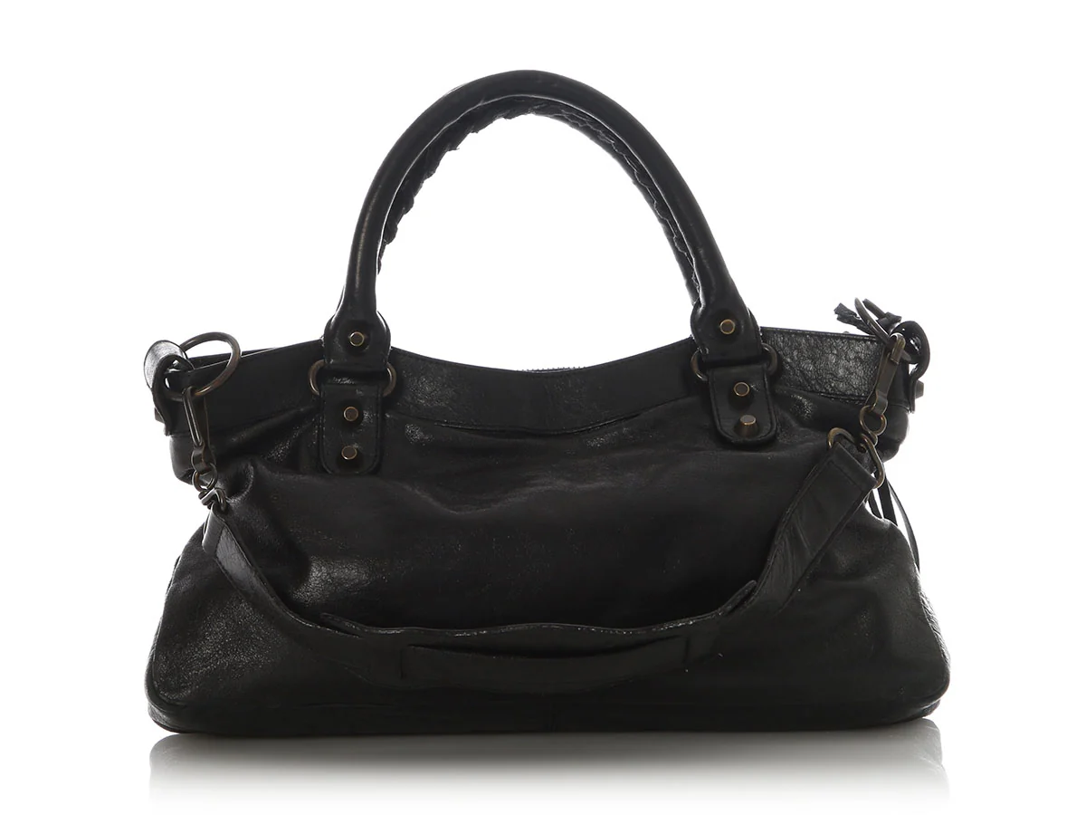 Balenciaga Black Chèvre Classic First - Image 4
