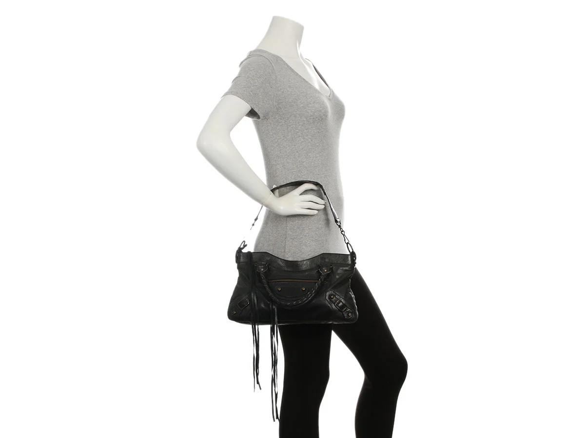 Balenciaga Black Chèvre Classic First - Image 9