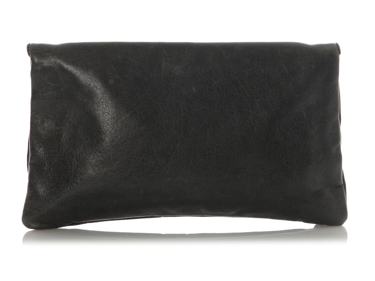Balenciaga 2008 Graphite Agneau Giant 21 Envelope Clutch - Image 4