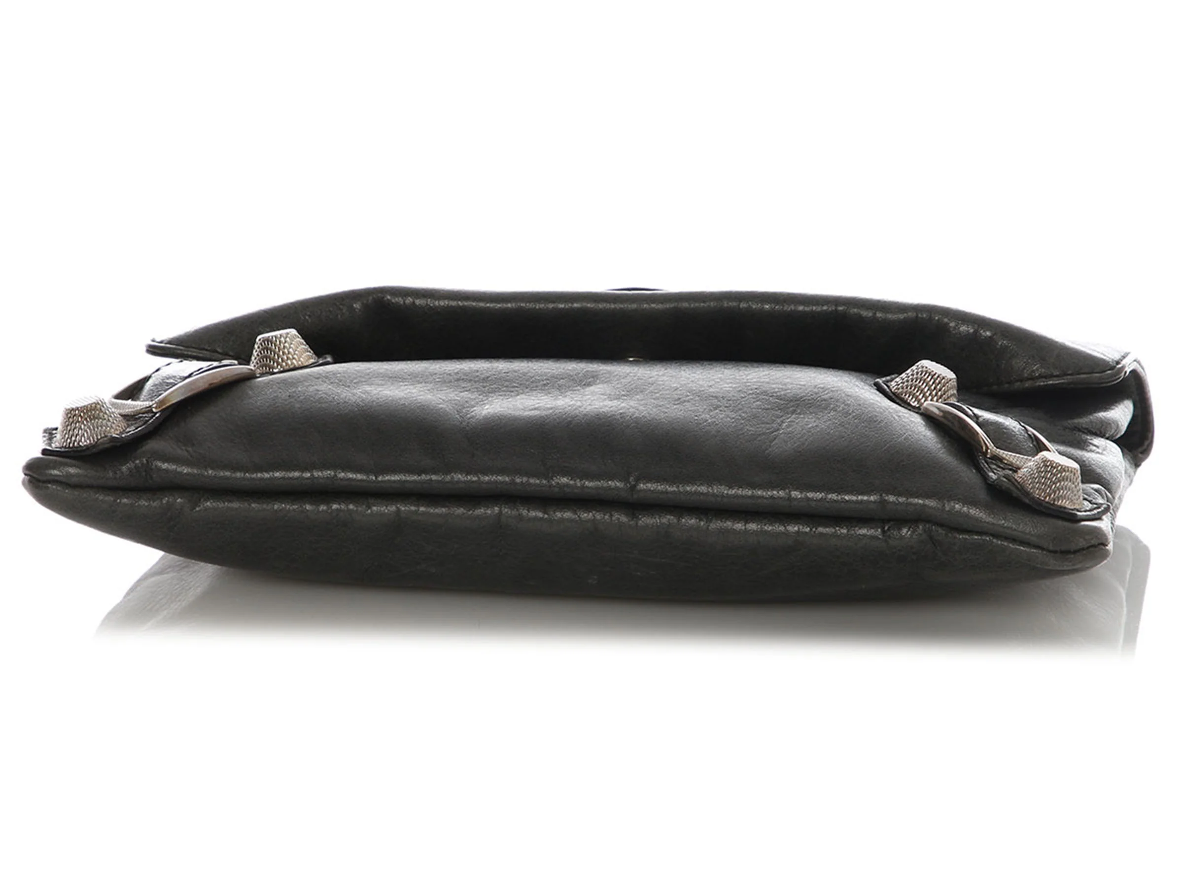 Balenciaga 2008 Graphite Agneau Giant 21 Envelope Clutch - Image 6