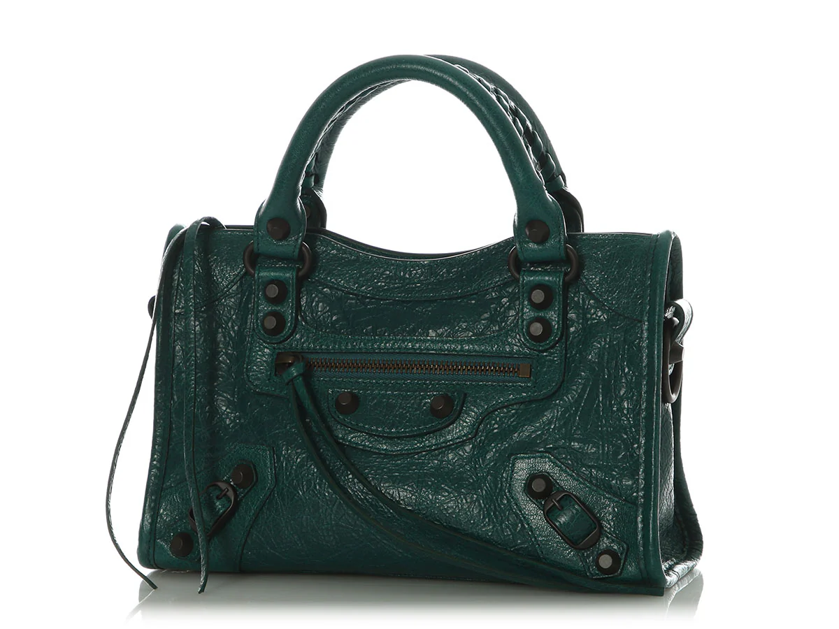 Balenciaga Mini Dark Emerald Le City - Image 2