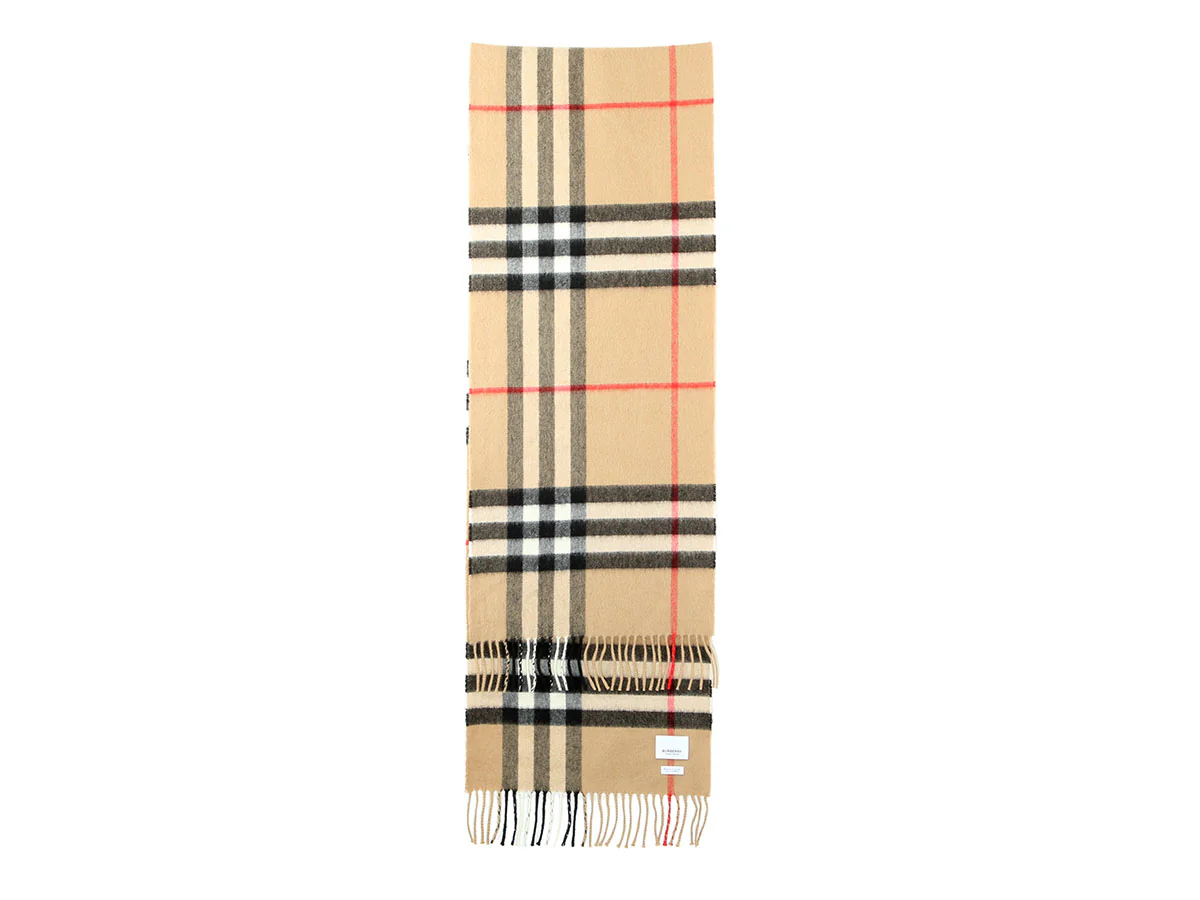 Burberry Giant Check Cashmere Scarf