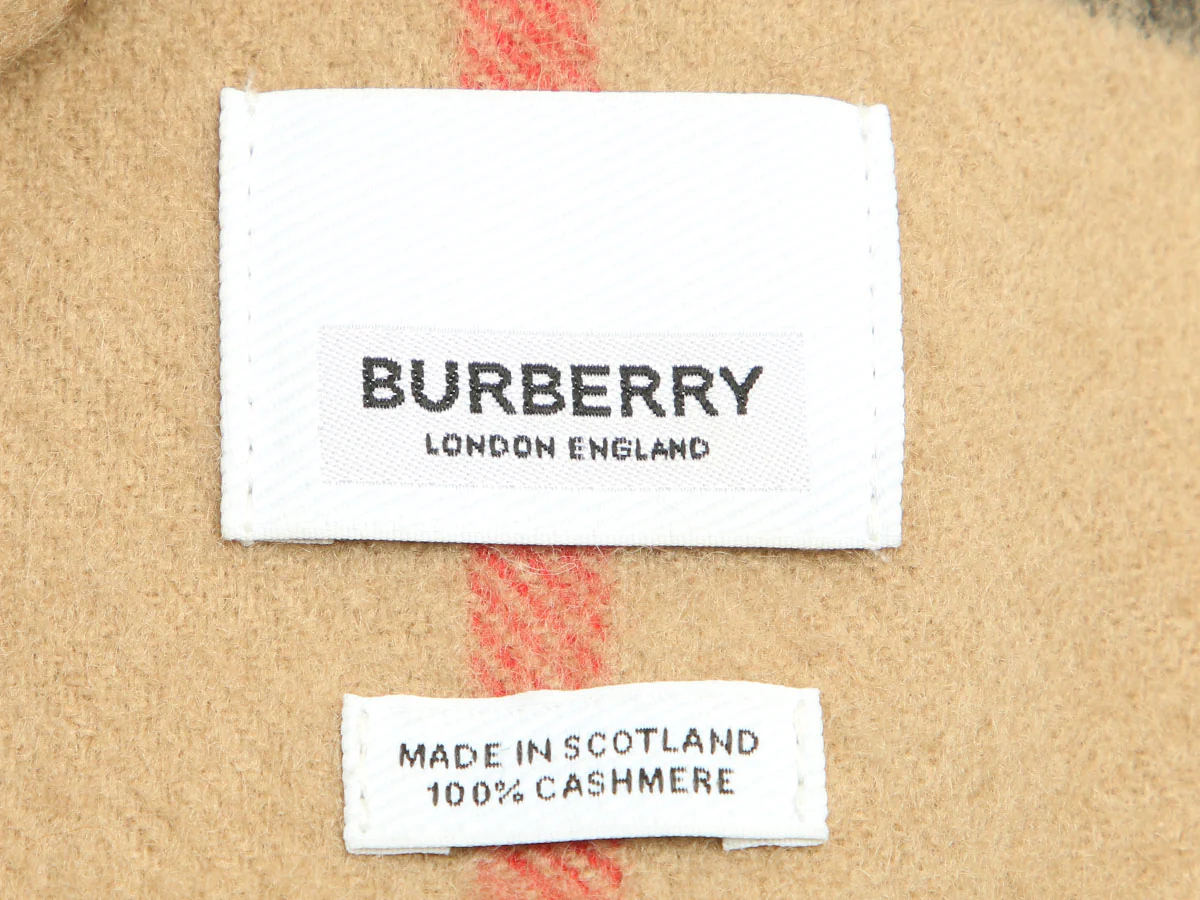 Burberry Giant Check Cashmere Scarf - Image 2