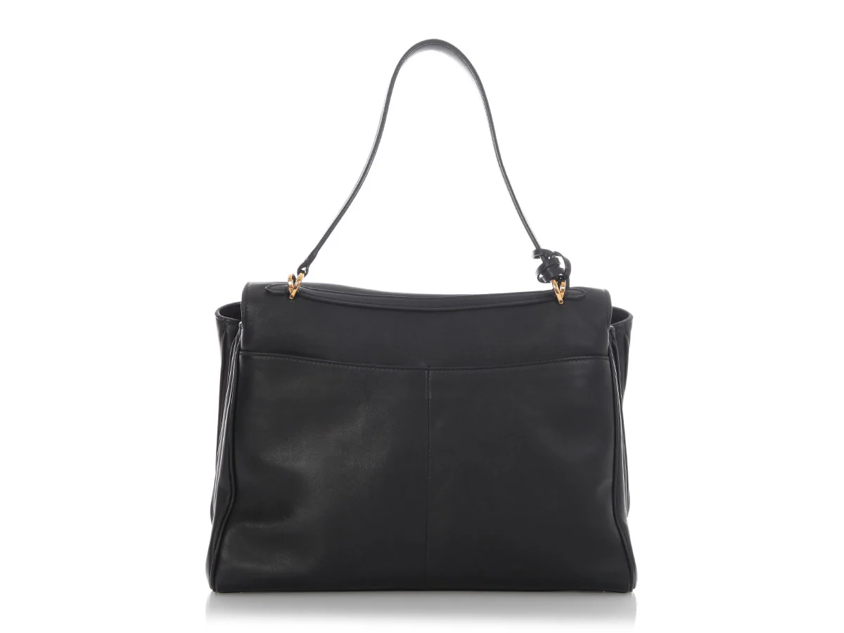 Balenciaga Medium Black Calfskin Rodeo - Image 4