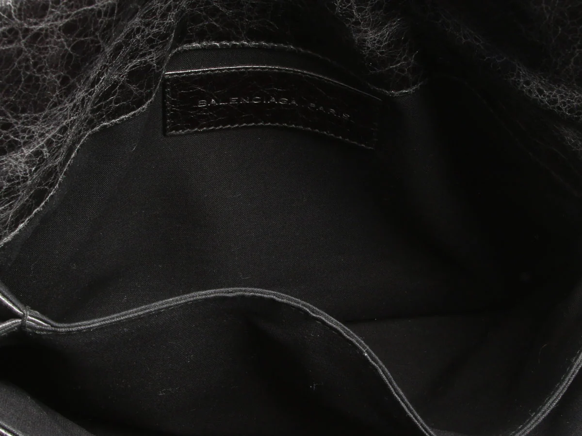Balenciaga Black Agneau Giant 21 Envelope Clutch - Image 8