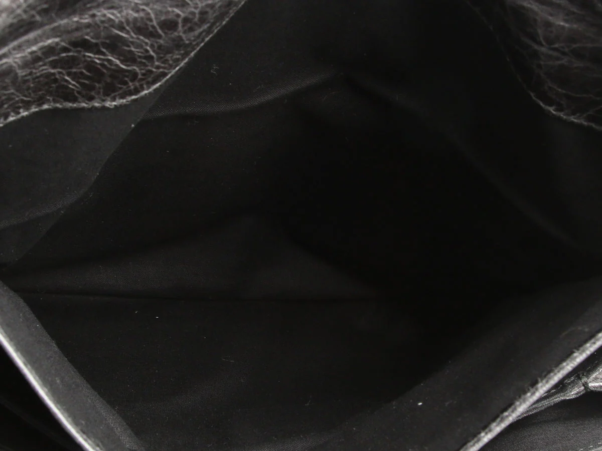 Balenciaga Black Agneau Giant 21 Envelope Clutch - Image 9