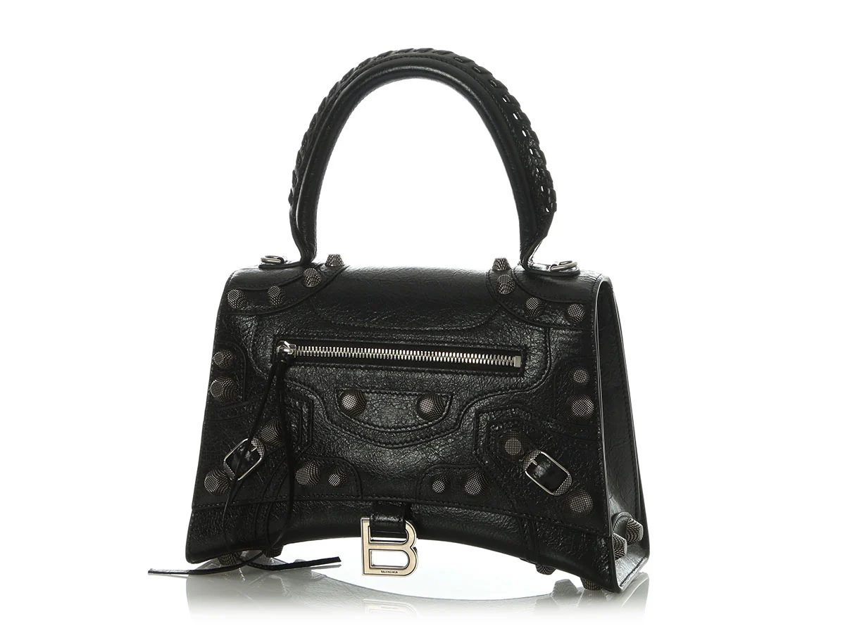 Balenciaga Small Black Hourglass x Le Cagole Top Handle Bag - Image 2