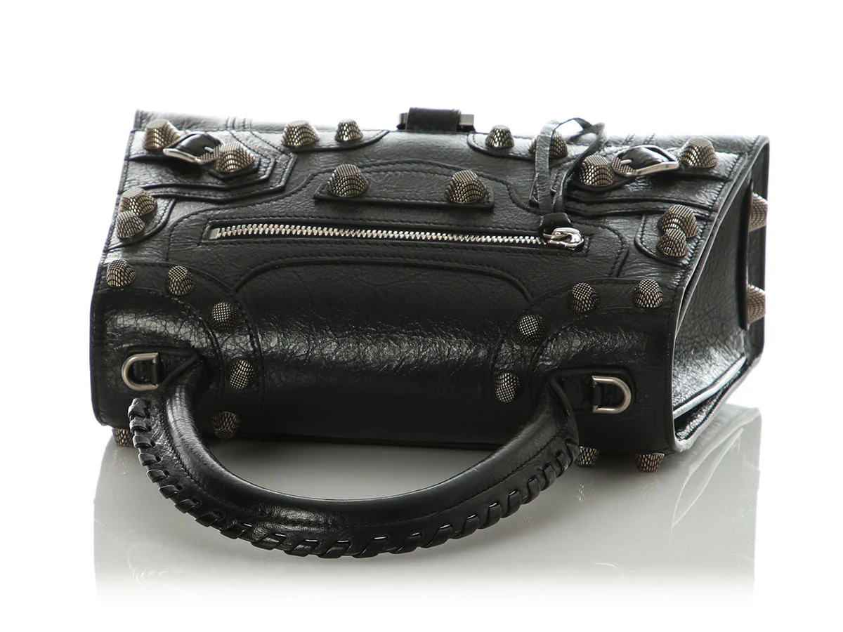 Balenciaga Small Black Hourglass x Le Cagole Top Handle Bag - Image 7