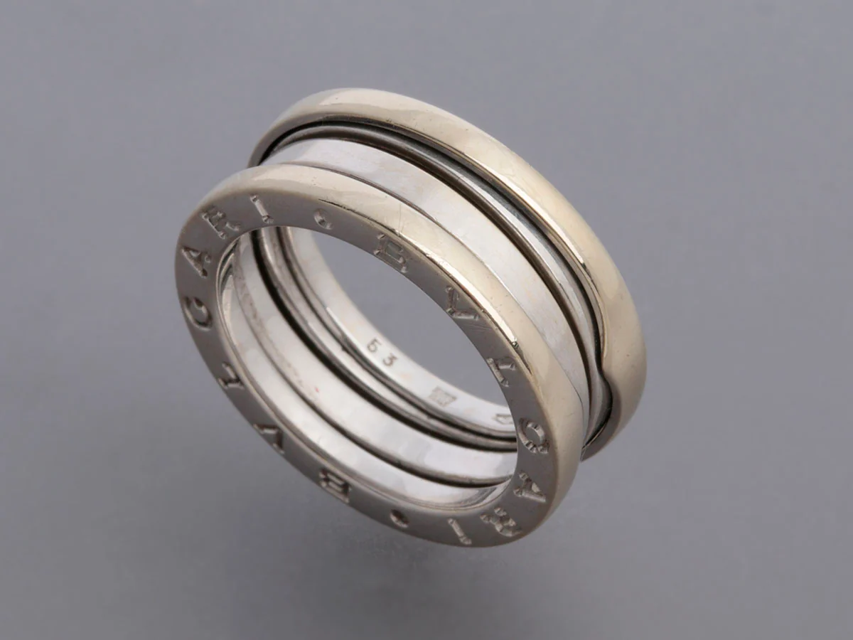 Bulgari 18K White Gold B.zero1 Ring - Image 2