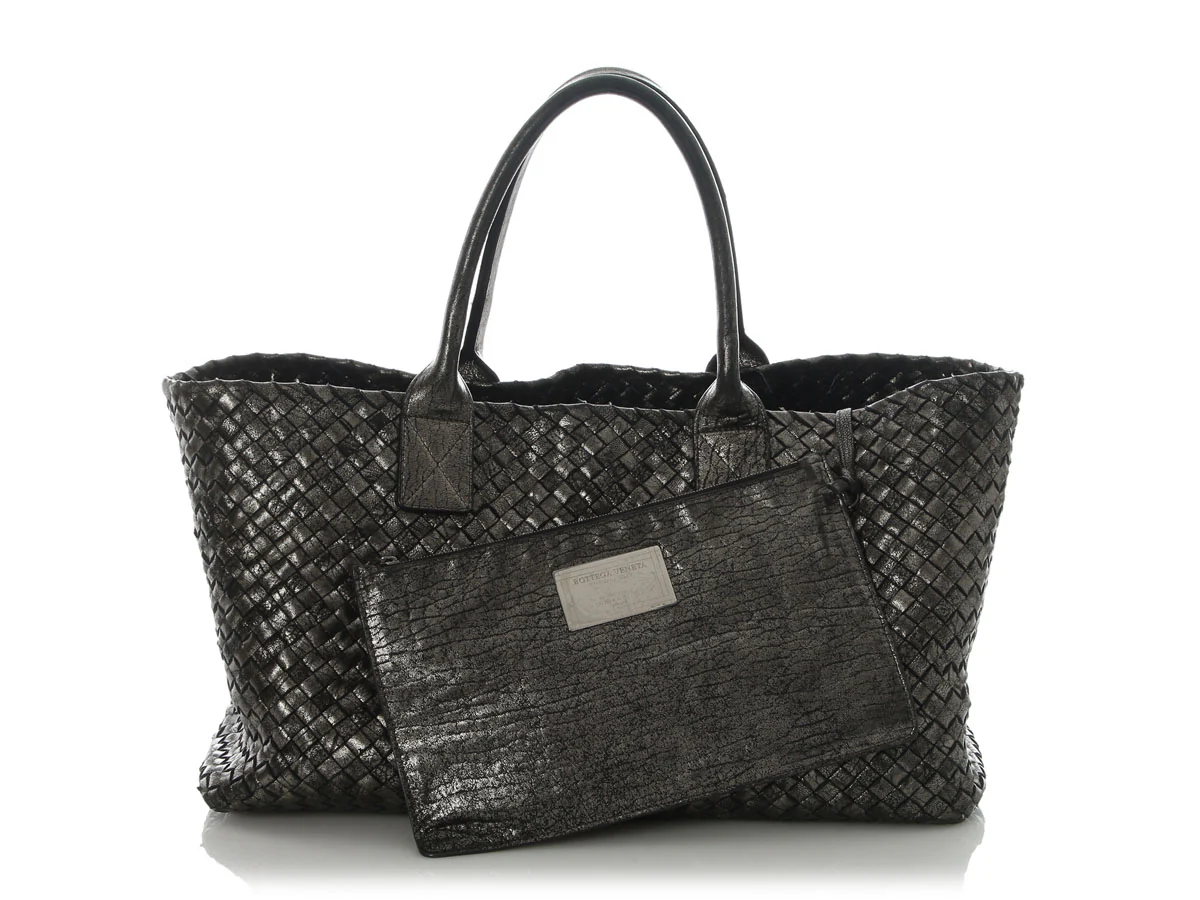 Botega Veneta Medium Pewter Moon Cabat - Image 2