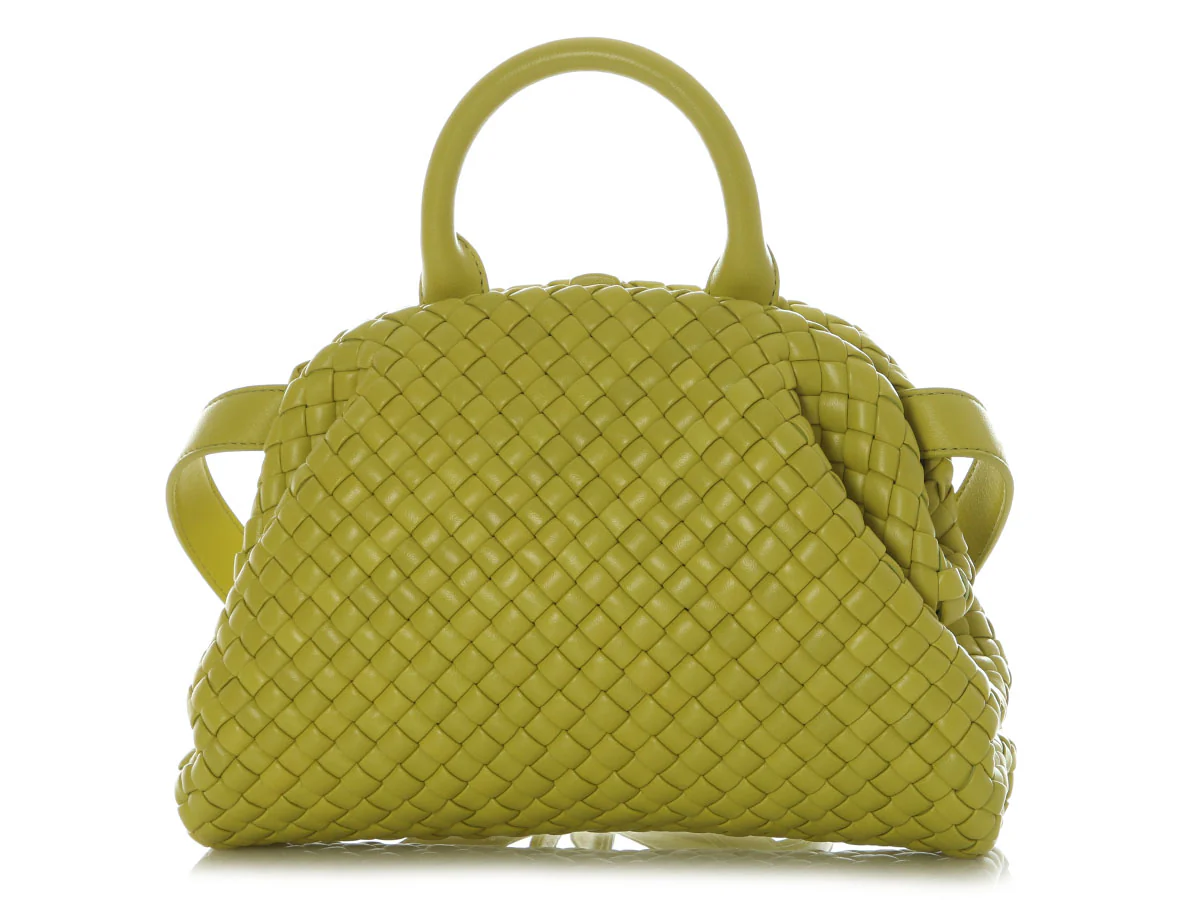 Bottega Small Kiwi Padded Intrecciato Top Handle Bag - Image 2