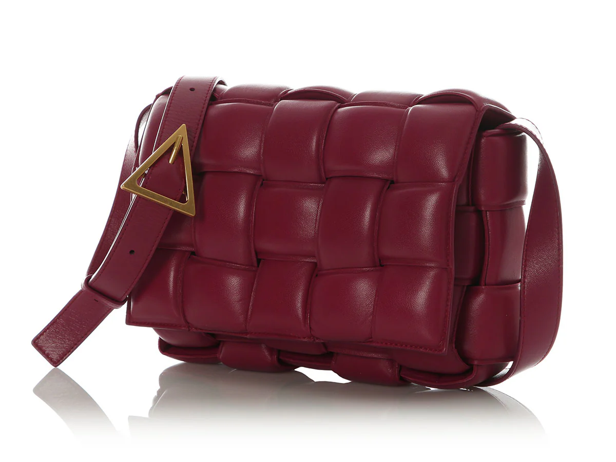 Bottega Veneta Maxi Raspberry Padded Cassette Bag - Image 3