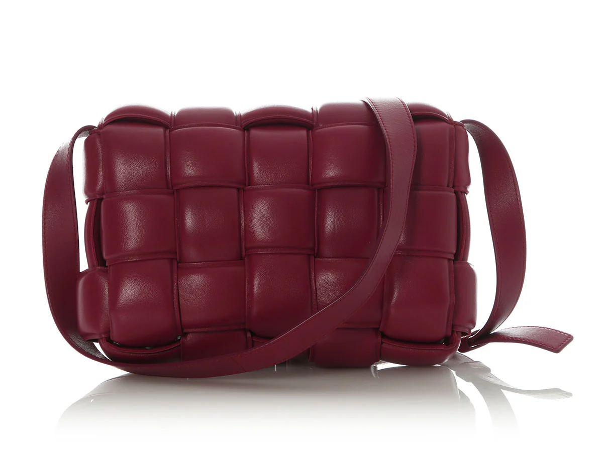 Bottega Veneta Maxi Raspberry Padded Cassette Bag - Image 4