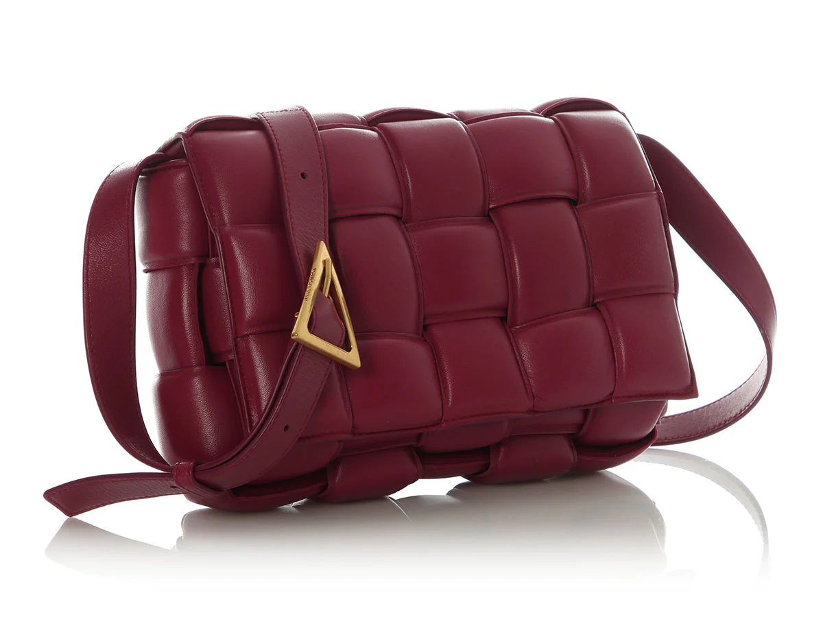 Bottega Veneta Maxi Raspberry Padded Cassette Bag - Image 5
