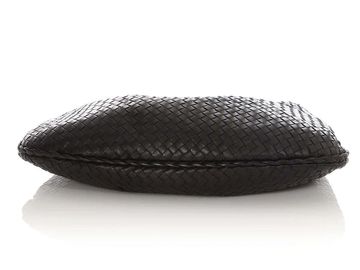 Bottega Veneta Medium Black Veneta Hobo - Image 6
