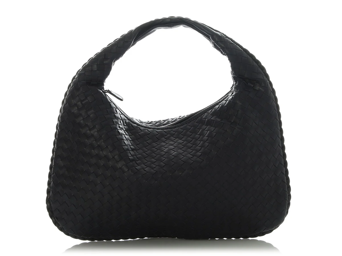 Bottega Veneta Medium Navy Hobo