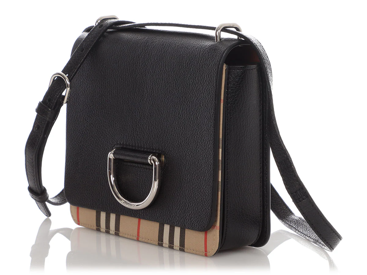 Burberry Medium Black D-Ring Crossbody Bag - Image 3