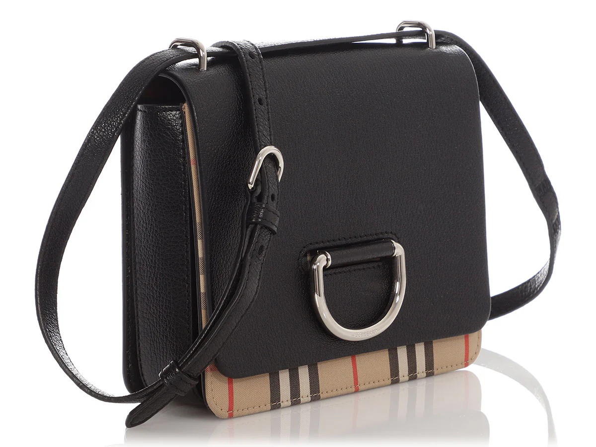 Burberry Medium Black D-Ring Crossbody Bag - Image 5