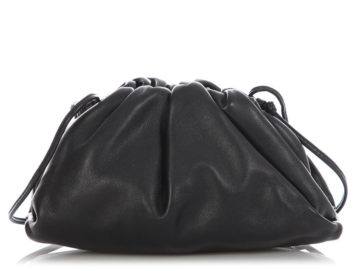 Bottega Veneta Black The Mini Pouch