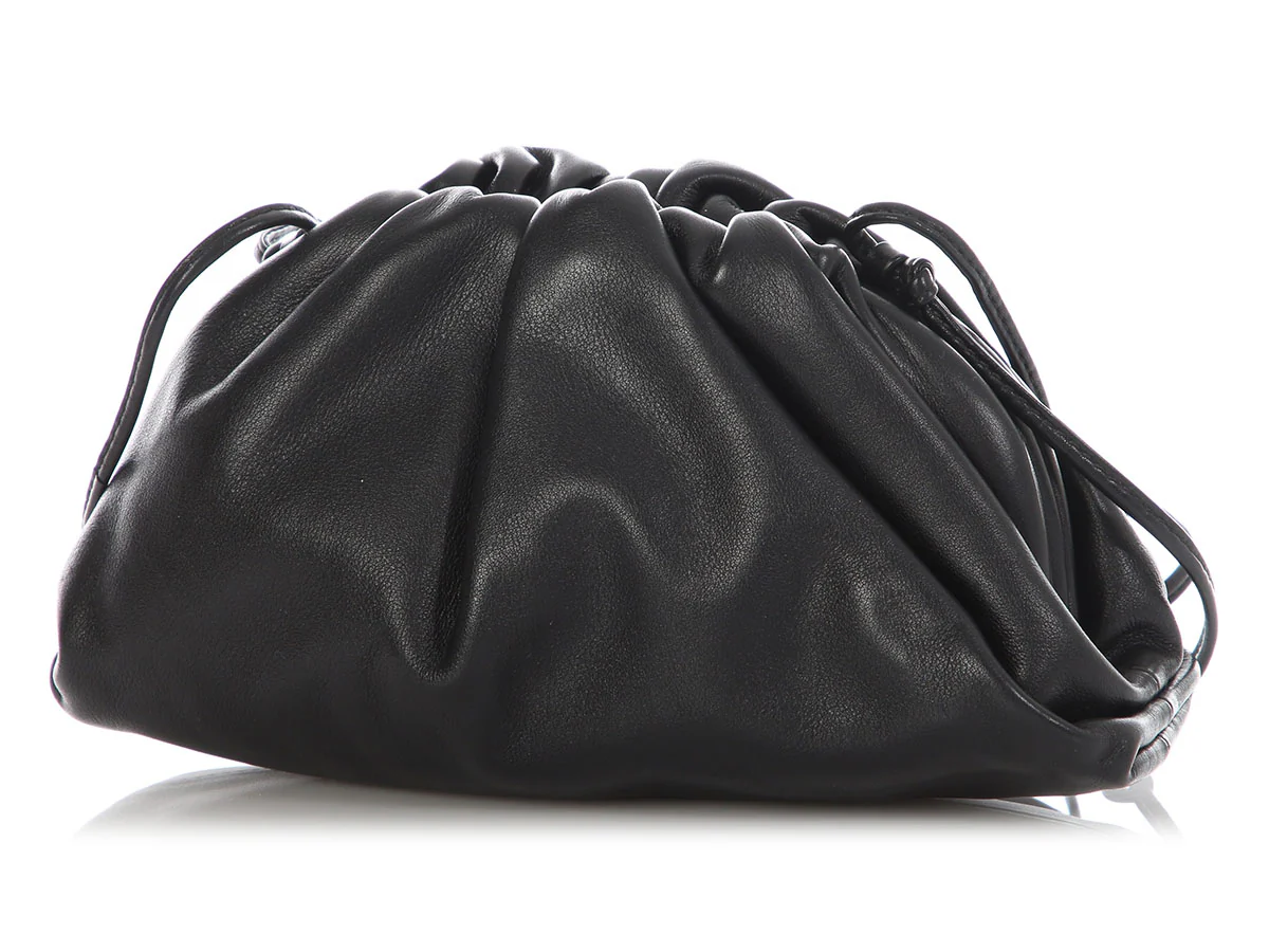 Bottega Veneta Black The Mini Pouch - Image 2