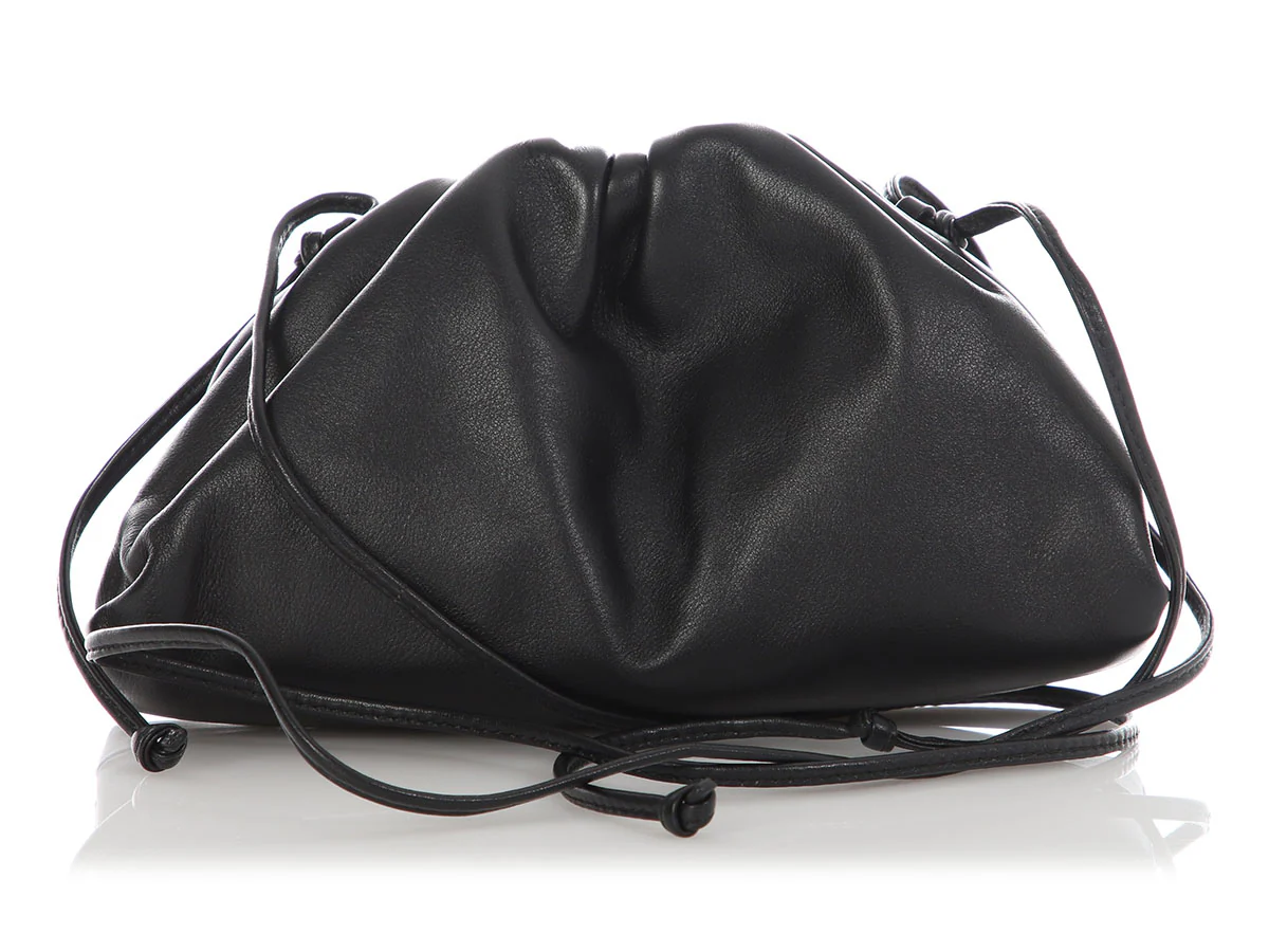 Bottega Veneta Black The Mini Pouch - Image 4