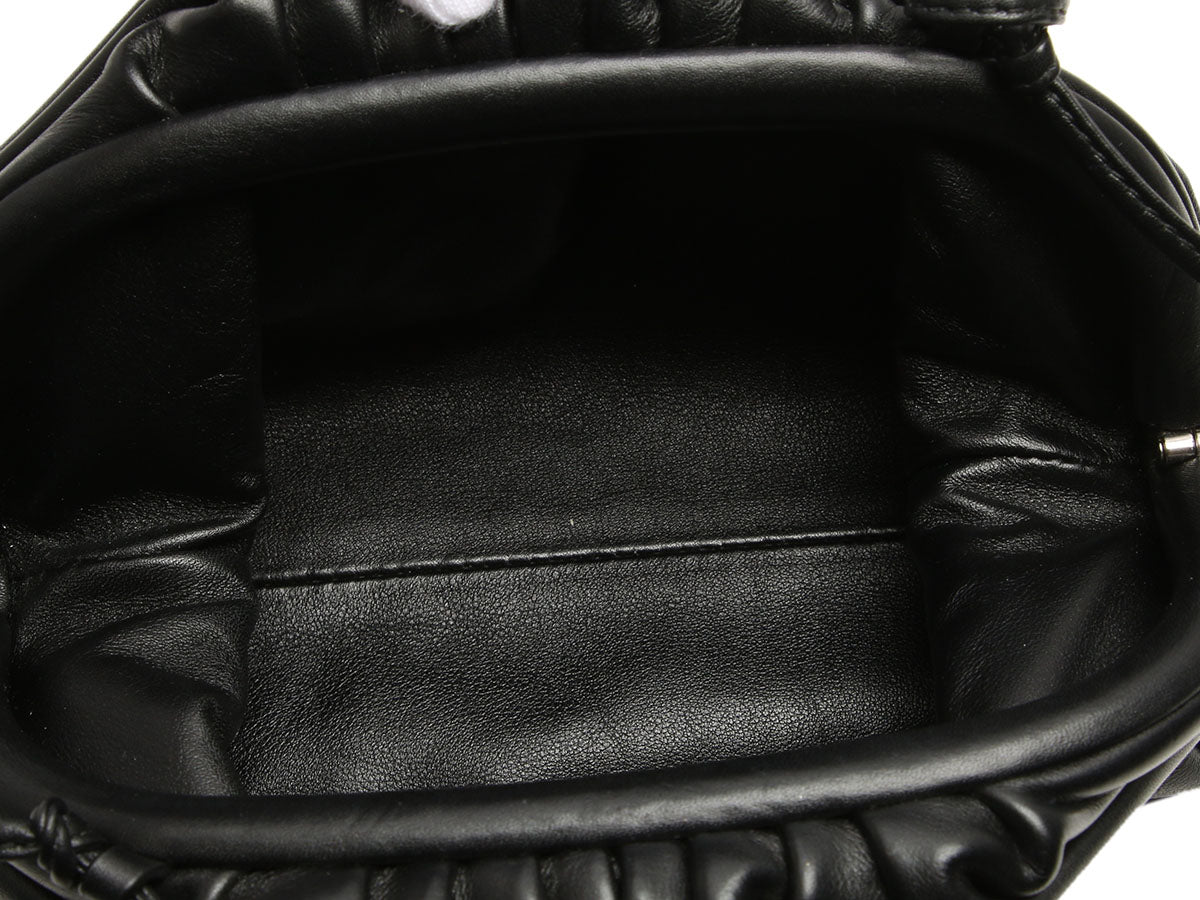 Bottega Veneta Black The Mini Pouch - Image 8