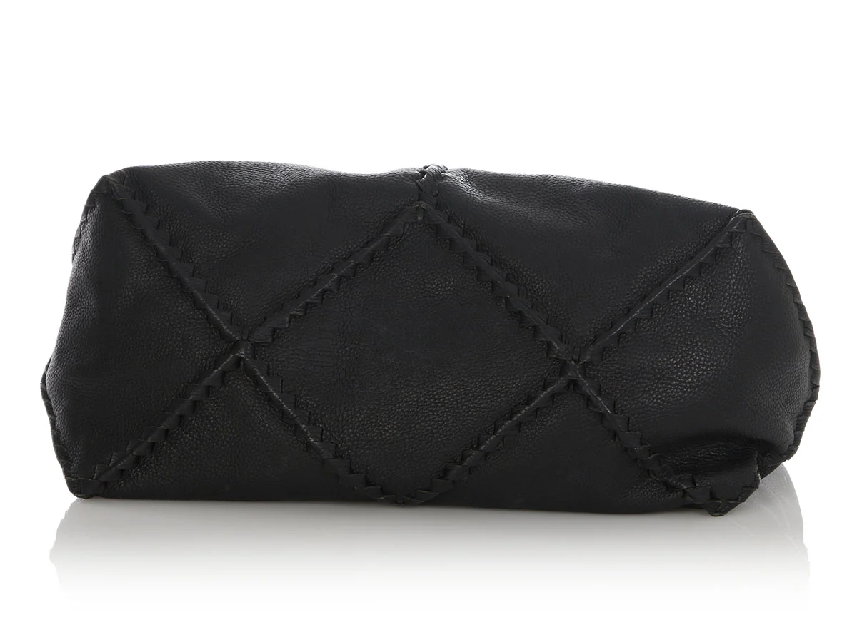 Bottega Veneta Black Cervo Loop Hobo - Image 6