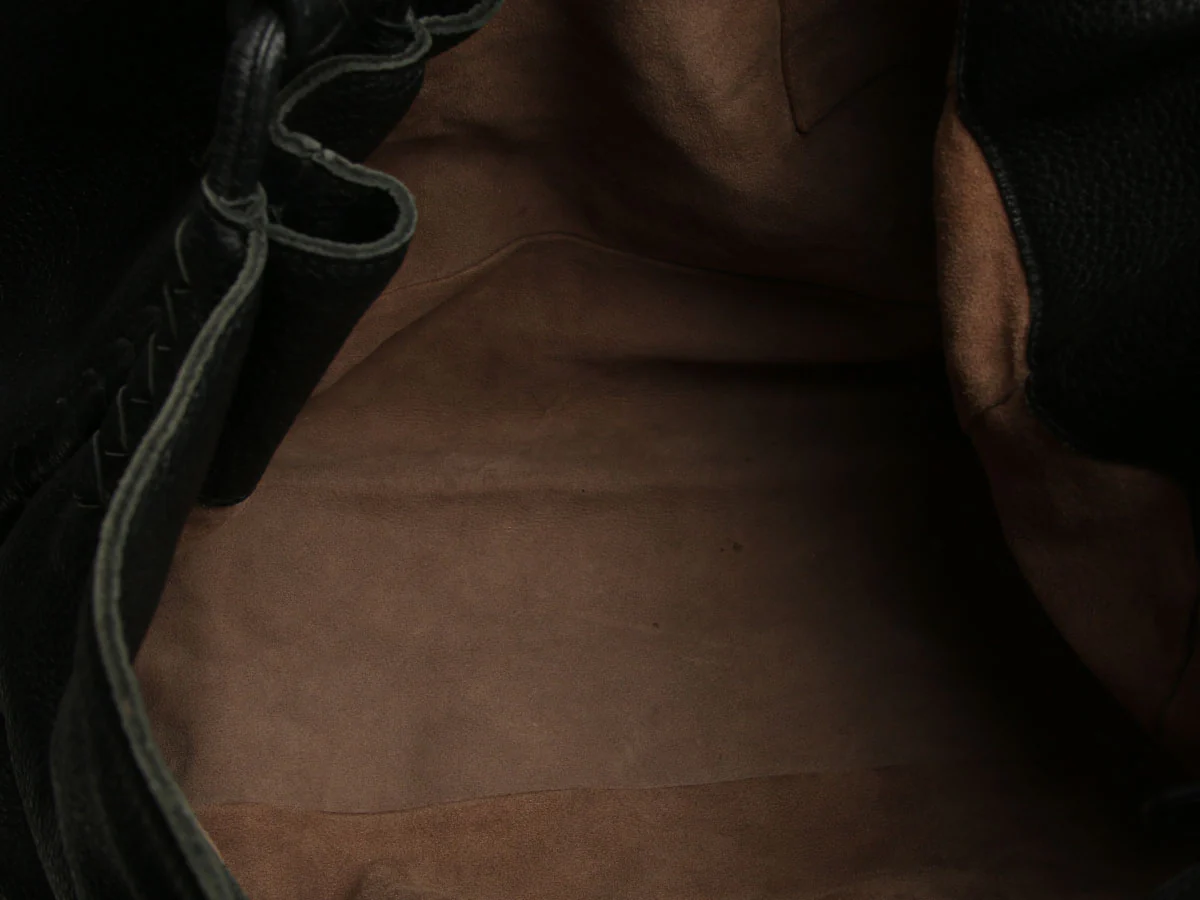 Bottega Veneta Black Cervo Loop Hobo - Image 8