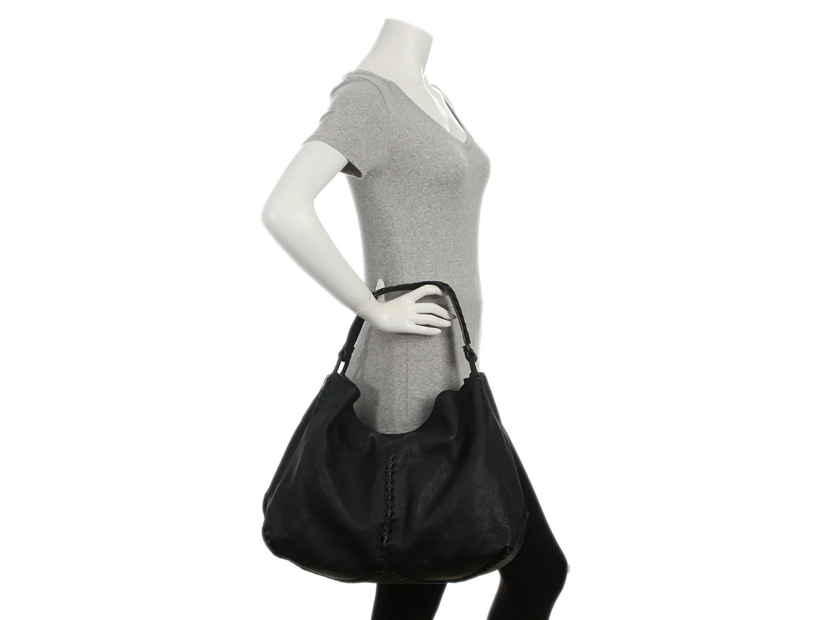 Bottega Veneta Black Cervo Loop Hobo - Image 9