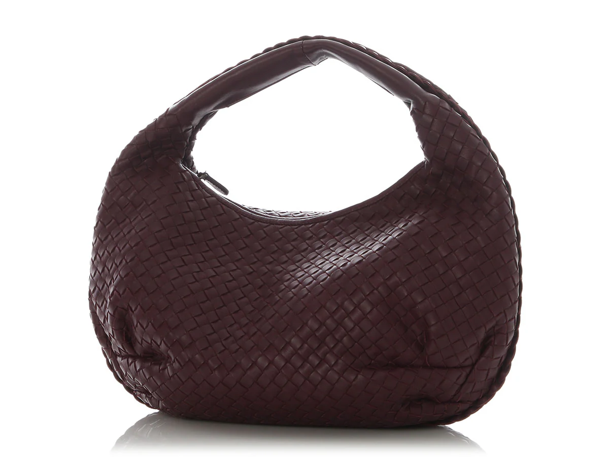 Bottega Veneta Medium Eggplant Veneta Hobo - Image 2