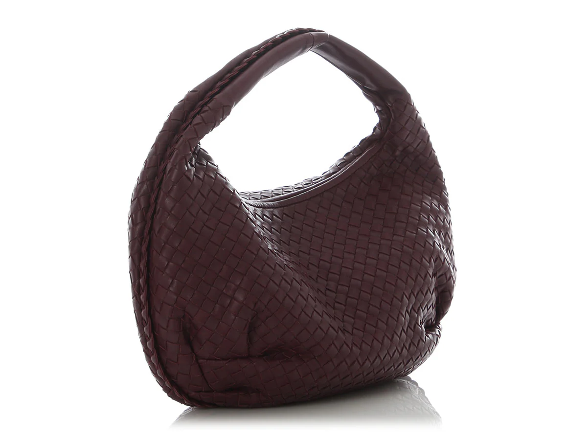 Bottega Veneta Medium Eggplant Veneta Hobo - Image 5