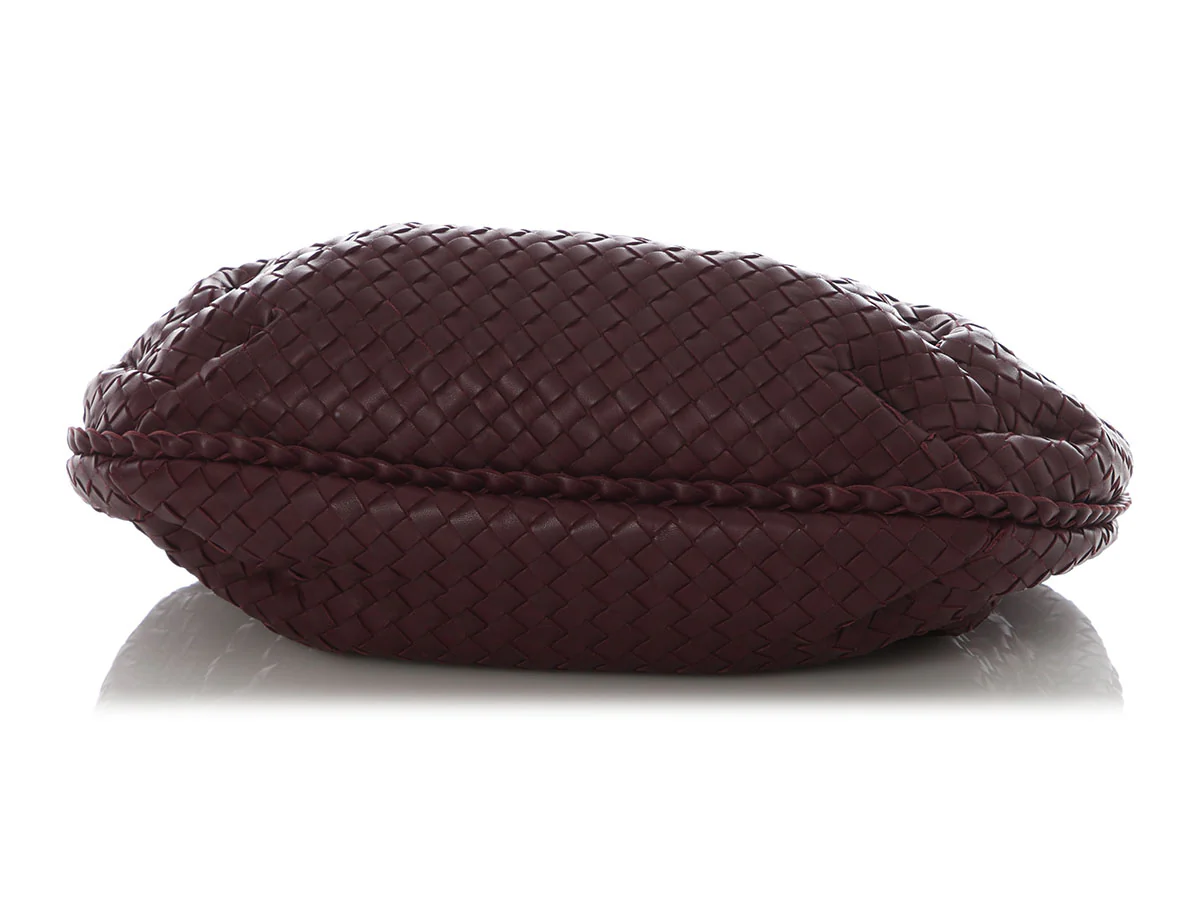 Bottega Veneta Medium Eggplant Veneta Hobo - Image 6