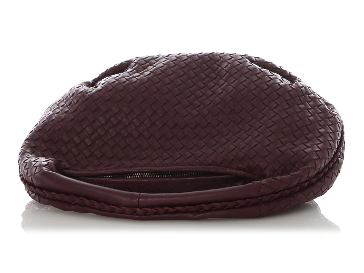 Bottega Veneta Medium Eggplant Veneta Hobo - Image 7