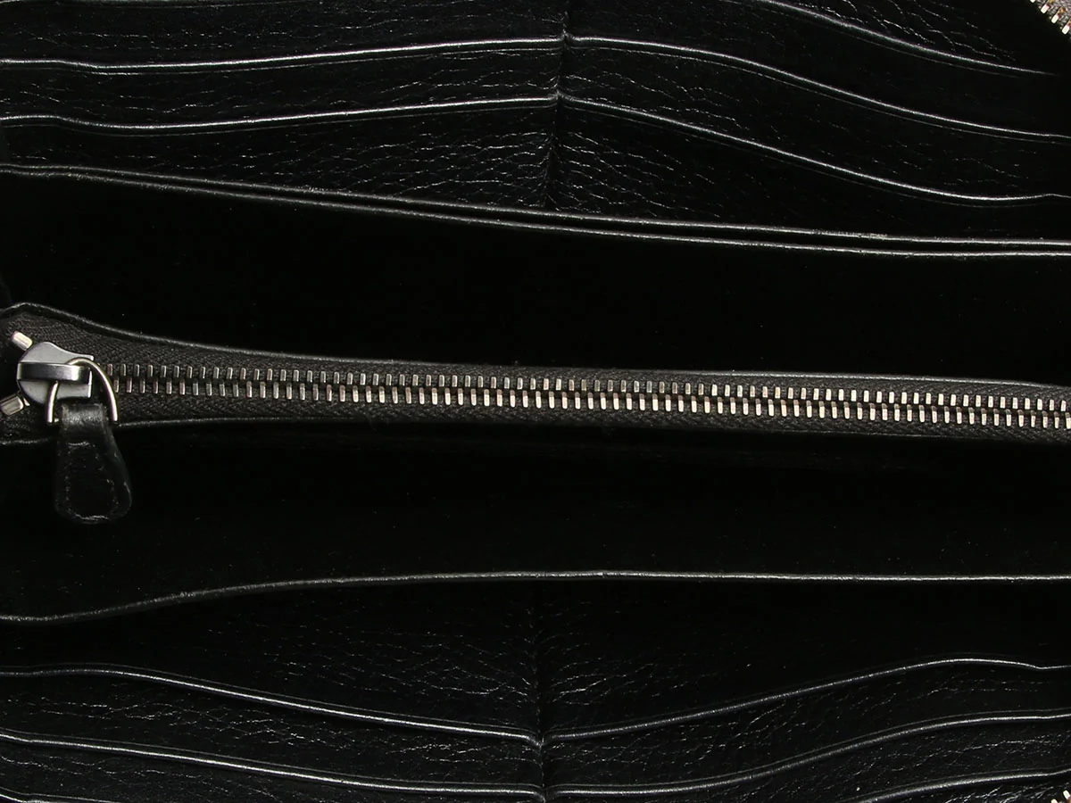 Bottega Veneta Anthracite Zip Around Continental Wallet - Image 8