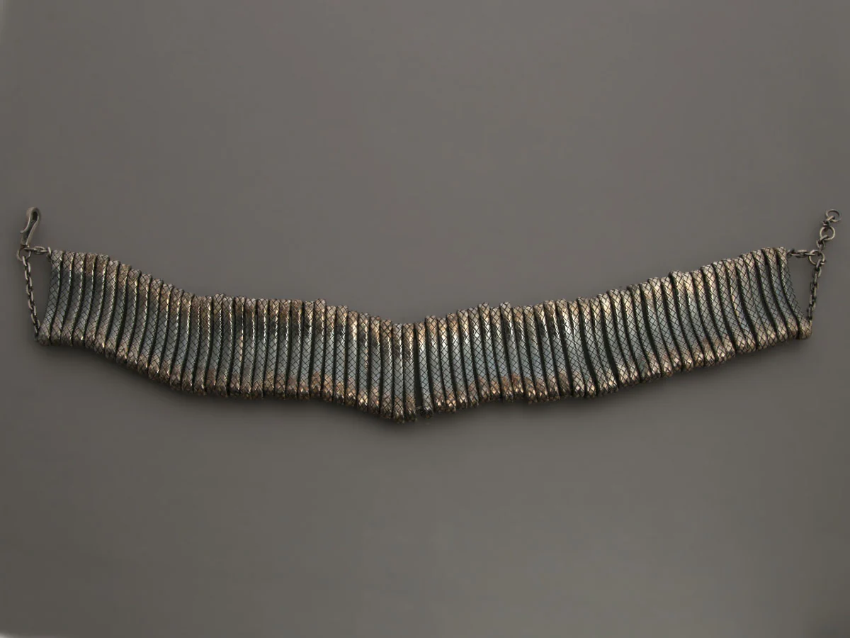 Bottega Veneta Sterling Silver Flex Choker - Image 2