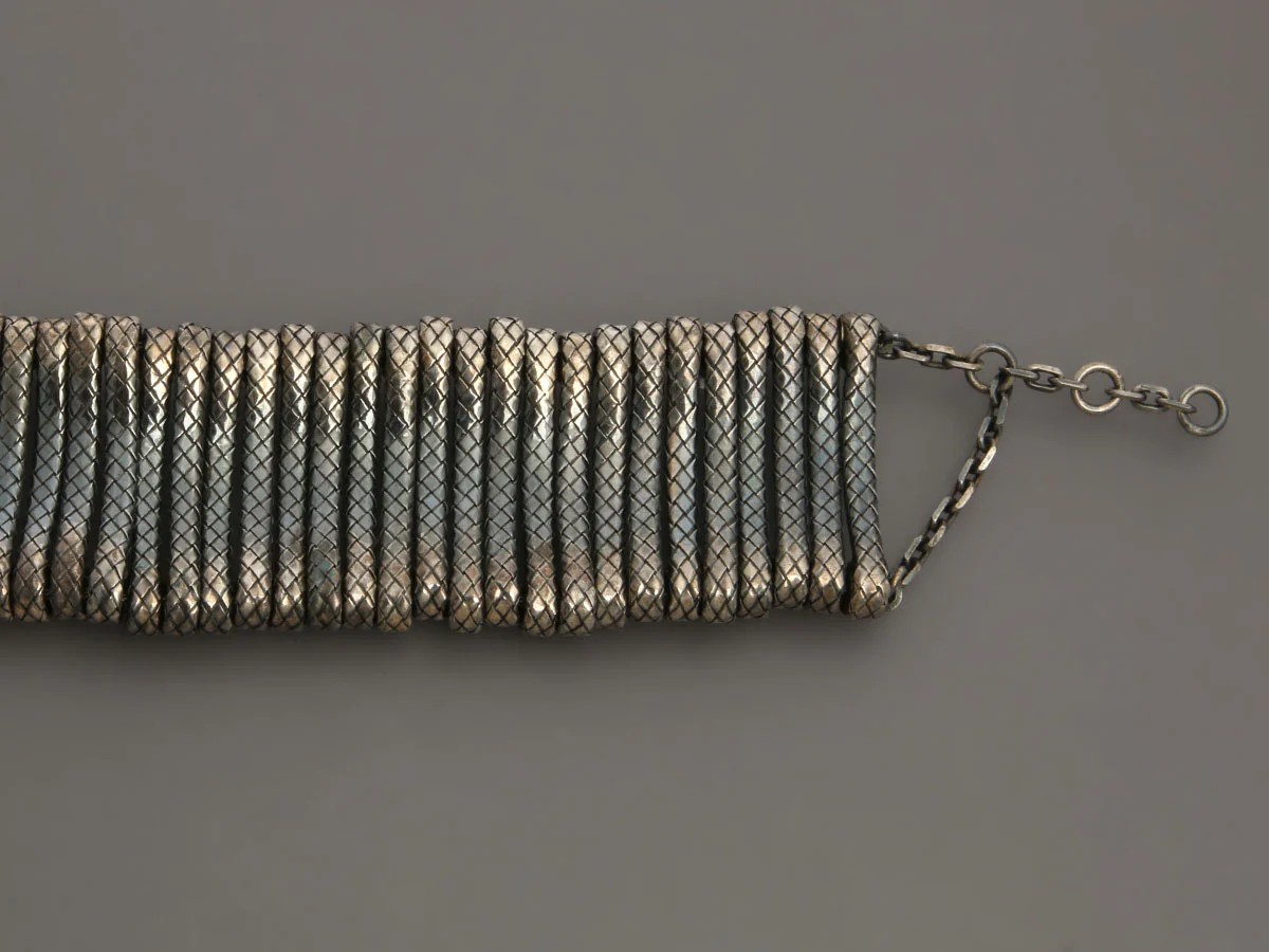 Bottega Veneta Sterling Silver Flex Choker - Image 3