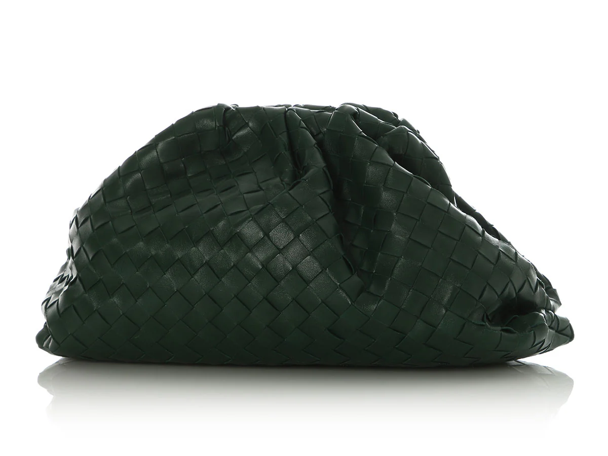 Bottega Veneta Green The Pouch Clutch - Image 2