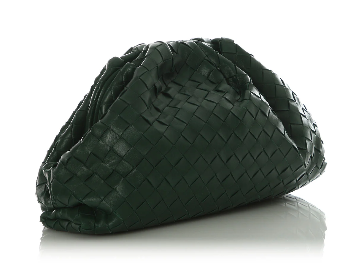 Bottega Veneta Green The Pouch Clutch - Image 5