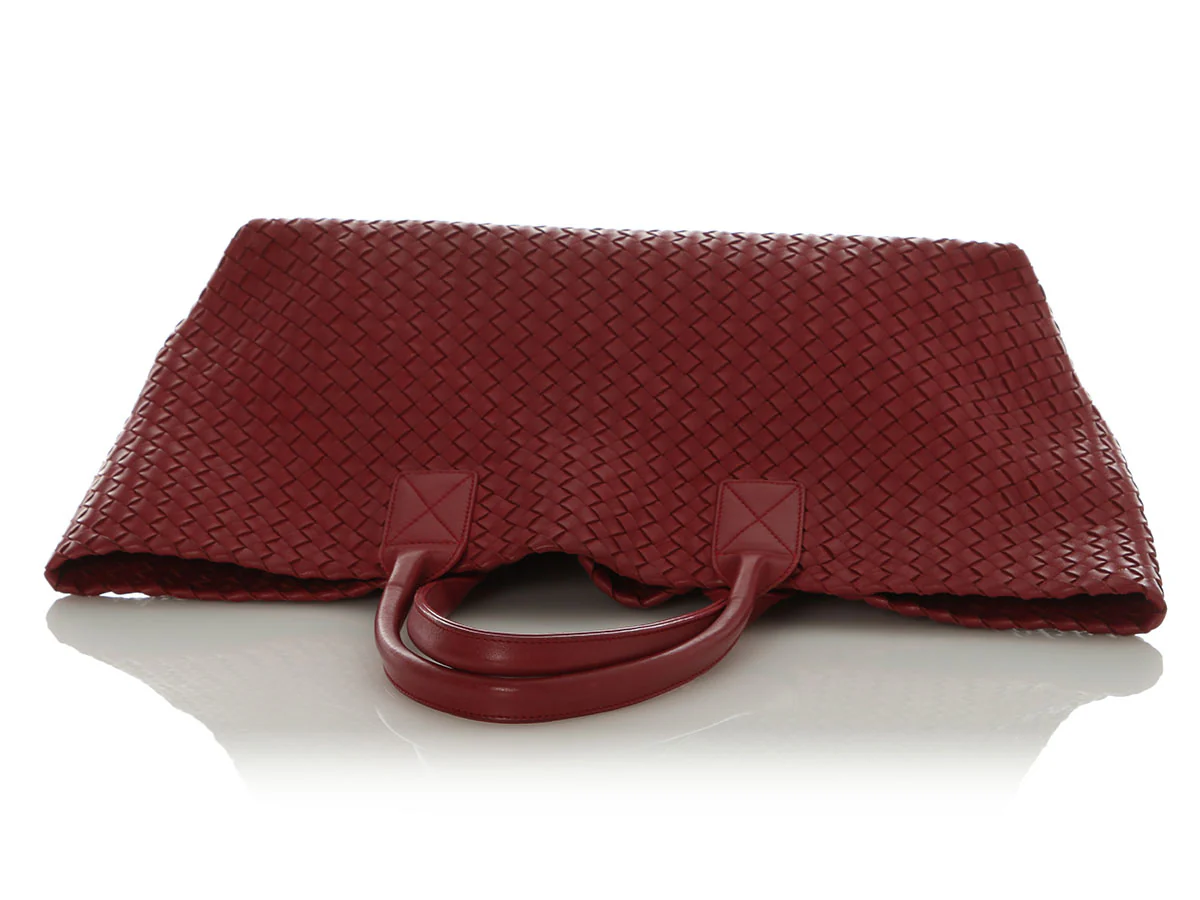 Bottega Veneta Medium Dark Red Cabat - Image 7