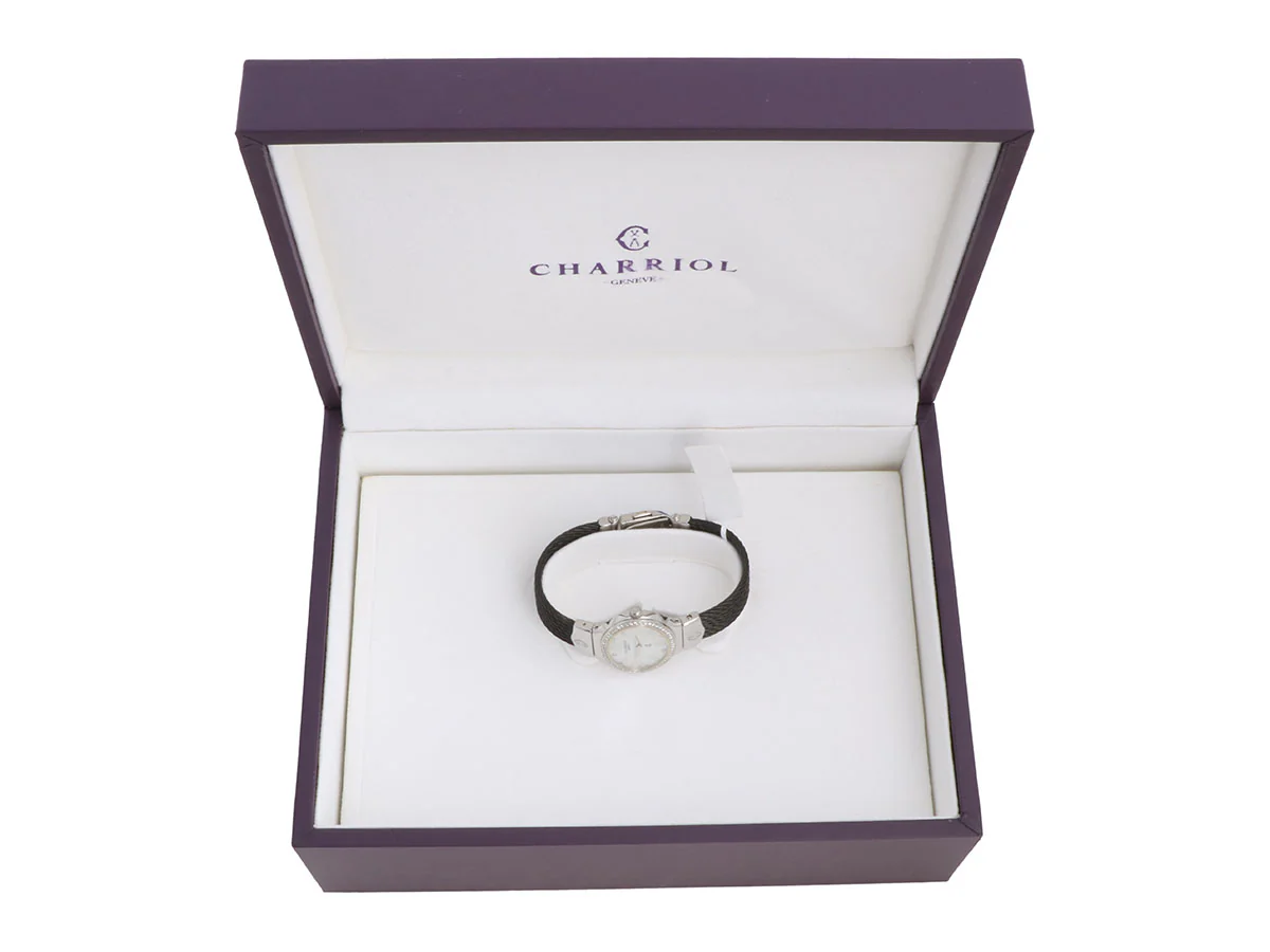 Charriol Darling Stainless Steel Diamond Oval Watch - Image 7