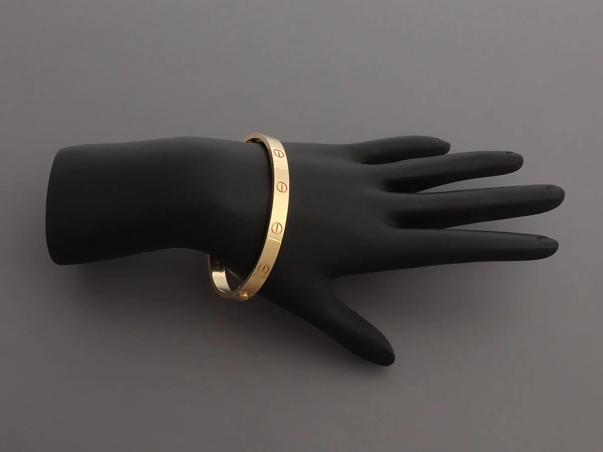 Cartier 18K Yellow Gold Classic Love Bracelet 18 - Image 5