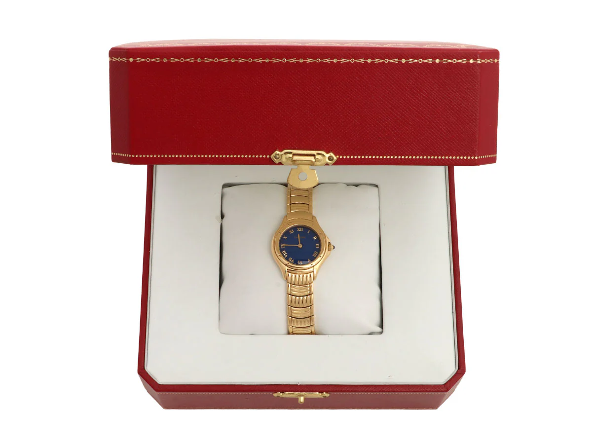 Cartier 18K Yellow Gold Cougar Watch 27 - Image 2