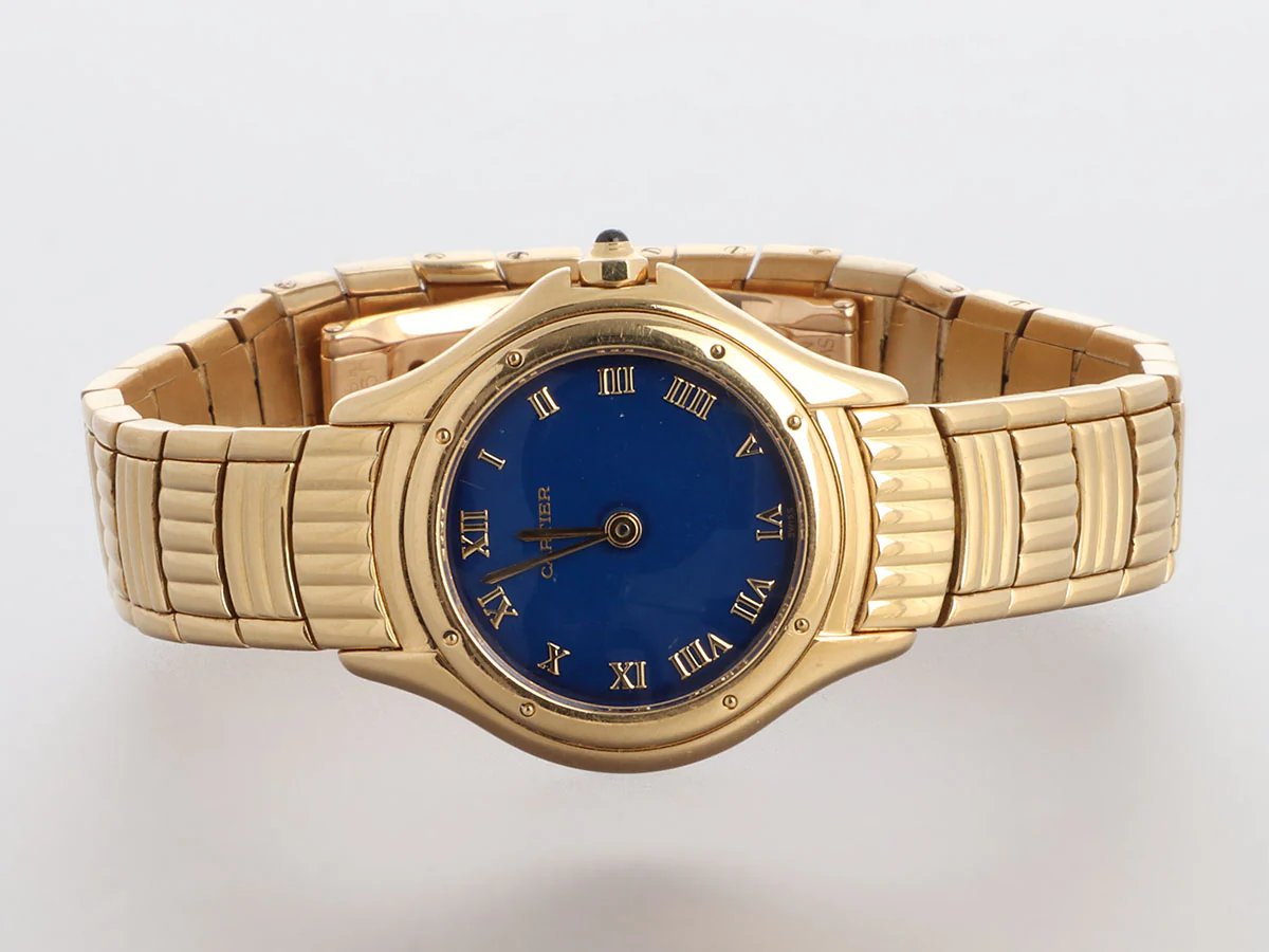 Cartier 18K Yellow Gold Cougar Watch 27 - Image 3
