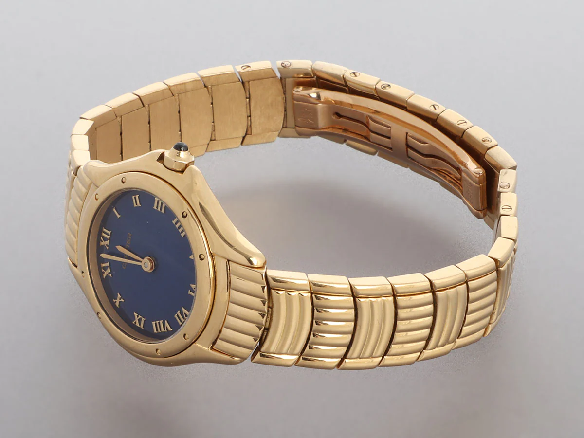 Cartier 18K Yellow Gold Cougar Watch 27 - Image 5