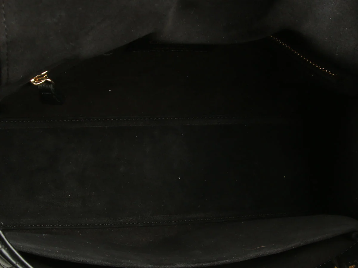 Dior Medium Black Lambskin Lady Dior - Image 8