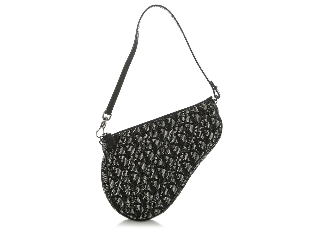 Dior Vintage Mini Diorissimo Trotter Saddle Bag