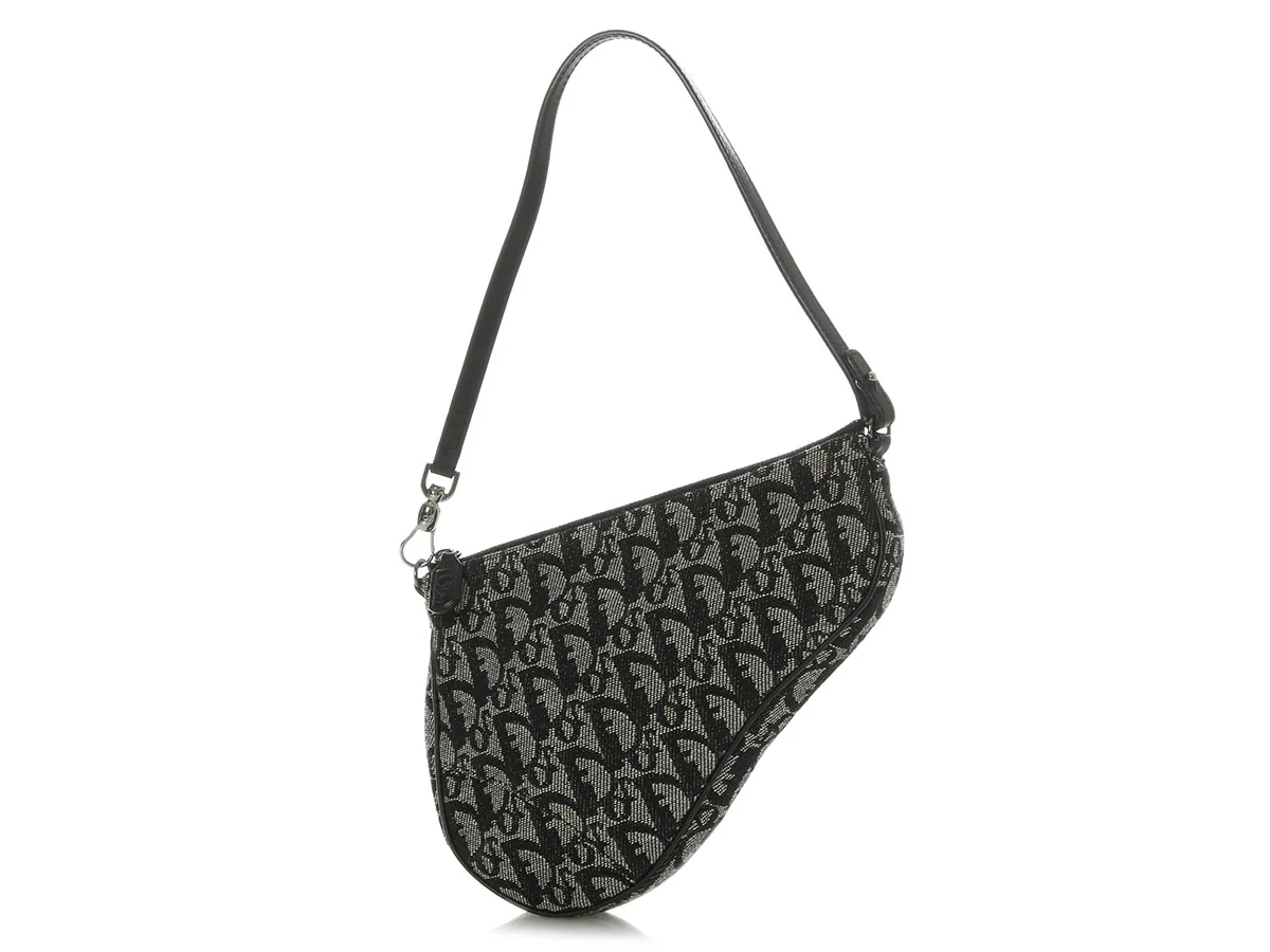 Dior Vintage Mini Diorissimo Trotter Saddle Bag - Image 2