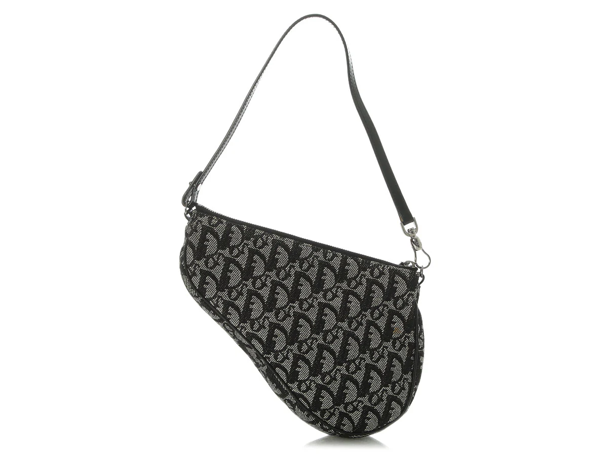 Dior Vintage Mini Diorissimo Trotter Saddle Bag - Image 3