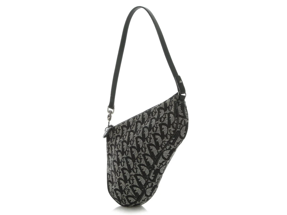 Dior Vintage Mini Diorissimo Trotter Saddle Bag - Image 5